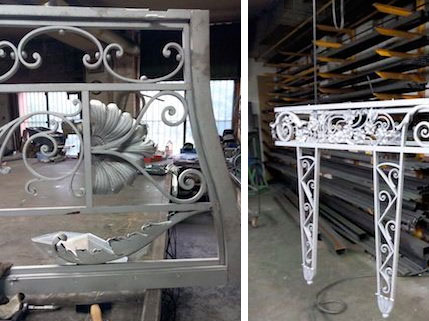 rénovation de portails et portillons en métal sur mesure delvigne a charleroi gosselies jumet